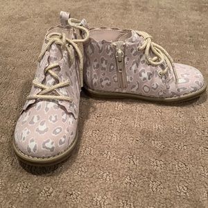 NWT - Gap Toddler Girl High Top Leopard Shoes